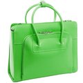 Mckleinusa McKlein 94331 Lake Forest 94331- Green Leather Women s Case with Removable Sleeve 94331